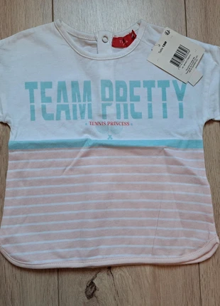 T-shirt team pretty, brand: Tissaia, condition: New with tags, size: 18-24 months / 86 cm, €2.50, €3.33 includes Buyer Protection