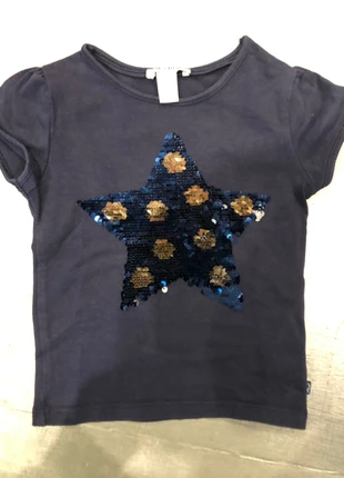 T shirt manches courtes strass okaidi , brand: Okaïdi, condizioni: Ottime, taglia: 24-36 mesi / 92 cm, €2.00, €2.80 include la Protezione acquisti