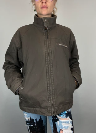 veste quiksilver vintage oversize marron epaisse logo brodé, marca: Quiksilver, estado: Muito bom, tamanho: M, €40.00, €42.70 inclui Proteção do Comprador Pro