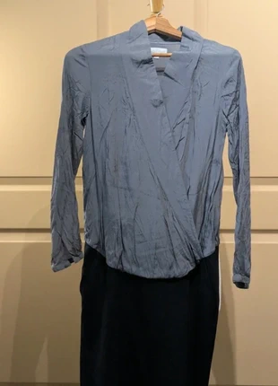 Robe bi-matière de maternité – Chic & Confort, marke: Colline, zustand: Zufriedenstellend, größe: XS / 34 / 6, 4,00 €, 4,90 € beinhaltet Vinted-Käuferschutz Pro