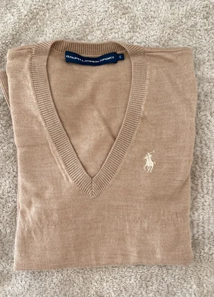 Pull 100% Laine Mérinos Ralph Lauren Sport - Beige Taille S, brand: Ralph Lauren, condition: Very good, size: S / 36 / 8, €69.00, €73.15 includes Buyer Protection