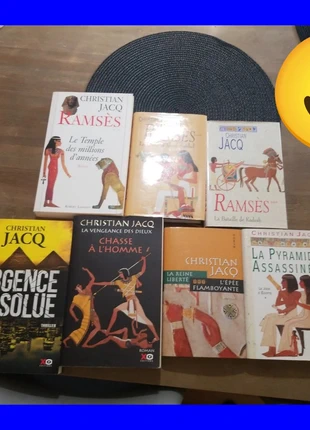 Lot 7 livres Christian Jacq, condition: Very good, €12.00, €13.30 includes Buyer Protection