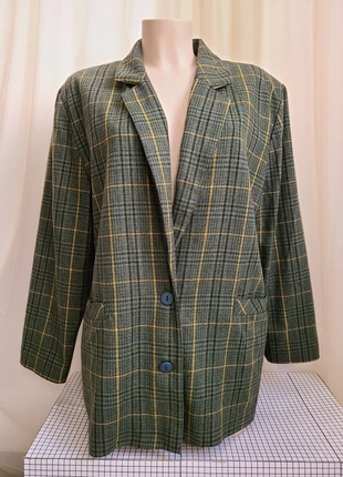 💬 Veste Boyish en laine à carreaux Vintage 80's, marca: Vintage, estado: Muito bom, tamanho: XL / 42 / 14, €50.00, €53.20 inclui Proteção do Comprador Pro