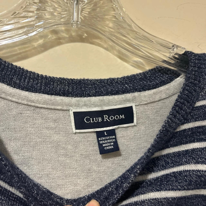 Men's Club Room Striped Sweater 3