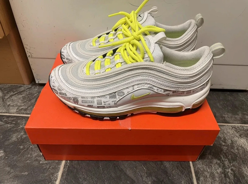 Nike air max 97 white sales size 6