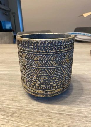 Petit pot de fleur sur pied doré, marque: Inconnu, état: Neuf sans étiquette, 2,00 €, 2,80 € Protection acheteurs incluse