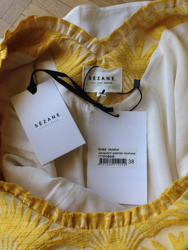 Robe Vanina Jaune Sezane Vinted