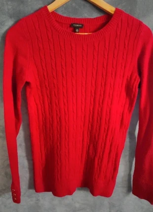 Talbots red cable knit sweater in size XS, brand: Talbots, condition: Very good, size: XS / UK 4-6, £3.95, £4.85 includes Buyer Protection