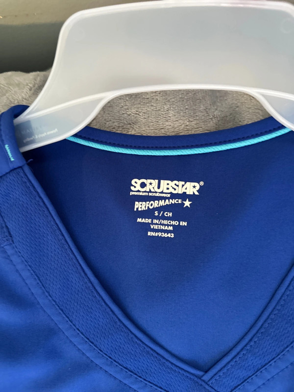 Scrubstar Blue Scrub Top 4