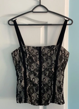 Bustier dentelle doublée, brand: Marella, condition: Very good, size: XL / 42 / 14, €30.00, €32.20 includes Buyer Protection