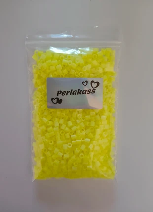 Perles à repasser jaune fluo, marca: hama, estado: Nuevo con etiquetas, tamaño: 8 años / 128 cm, 1,85 €, 2,64 € Protección al comprador Pro incluida