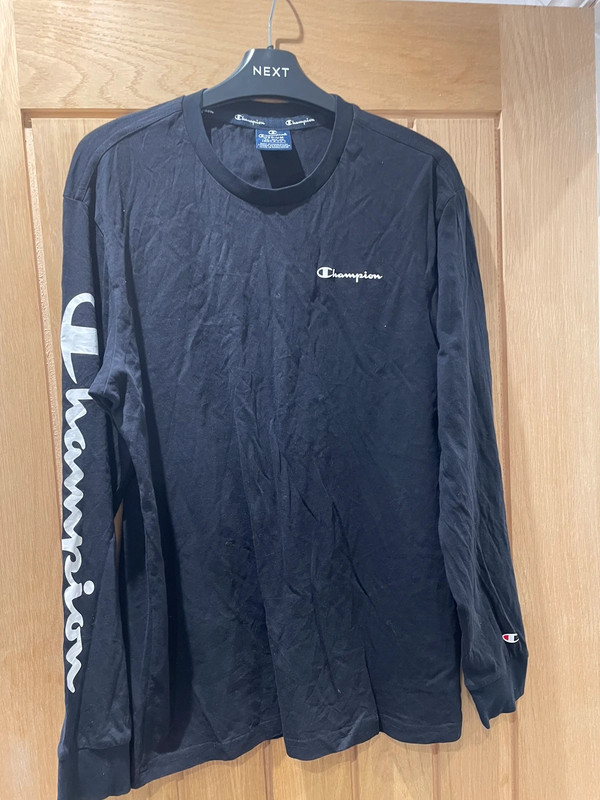 Champion long sleeve blue sales