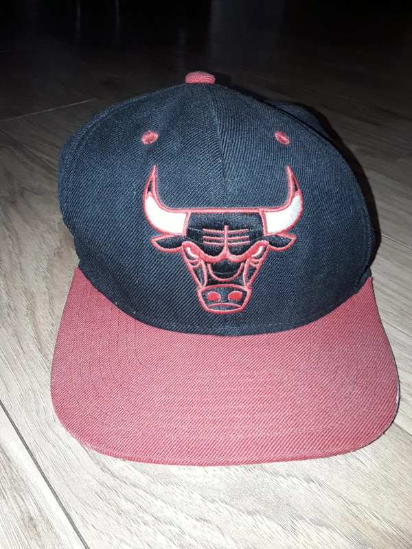 Chicago Bulls Mitchell & Ness Toss Up Snapback Vintage Hat