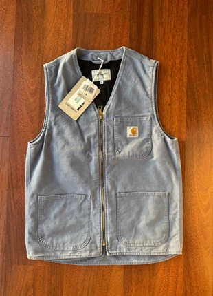Veste Carhartt bleu neuve Arbor Vest, marque: Carhartt, état: Neuf avec étiquette, taille: S, 50,00 €, 53,20 € Protection acheteurs (Pro) incluse