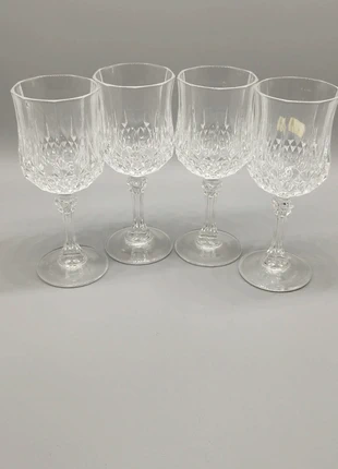 Lot de 4 verres  Cristal d'Arques modèle Longchamp 17cl, marque: Cristal d'Arques Paris, état: Très bon état, 20,00 €, 21,70 € Protection acheteurs incluse