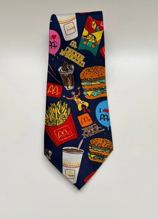 Cravate vintage McDonald’s 90s – Big Mac & frites – Made in Korea, brand: Collection, condizioni: Ottime, €19.00, €20.65 include la Protezione acquisti