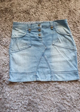 Jeansrock Gr. 36/38, marque: yest, état: Bon état, taille: M / 38 / 10, 7,00 €, 8,05 € Protection acheteurs incluse