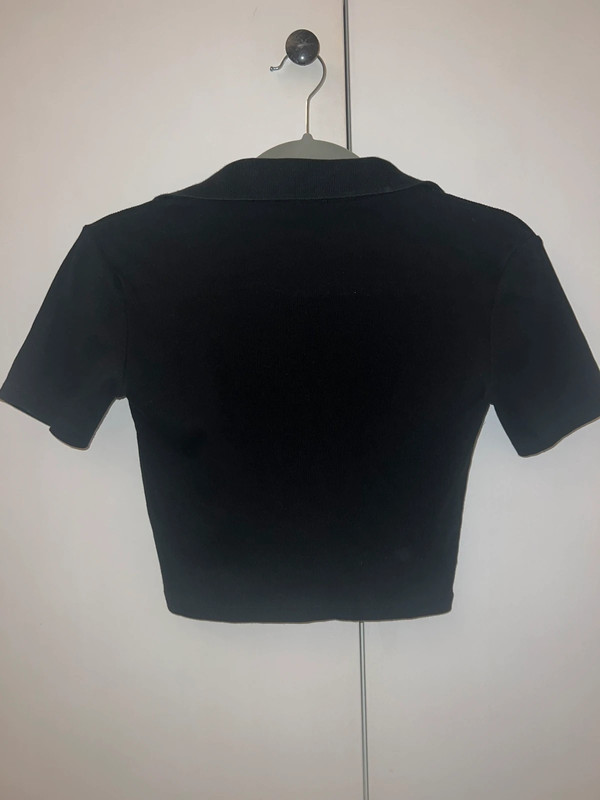 tee-shirts / crop top noir Zara 2