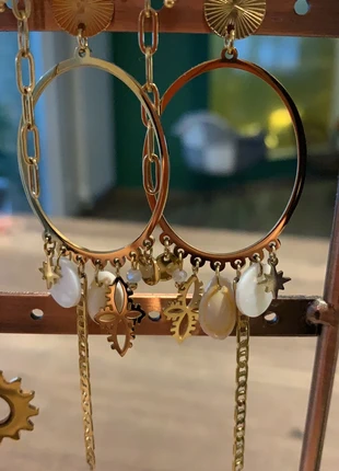 Boucles d’oreilles , brand: Satine, condizioni: Nuovo senza cartellino, €6.00, €7.00 include la Protezione acquisti