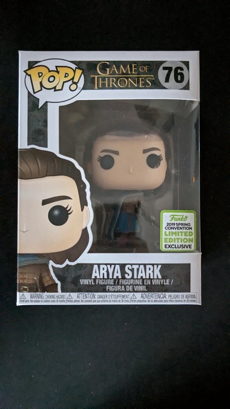 Funko pop arya hotsell stark 2019