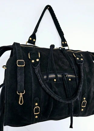 🇮🇹Sac a main Cuir Noir Daim verapelle🇮🇹 The genuine leather Neuf avec Bandoulière, marque: The Genuine Leather, état: Très bon état, 79,90 €, 84,60 € Protection acheteurs (Pro) incluse