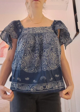 Blouse Ralph Lauren imprimée, brand: Ralph Lauren, condition: Good, size: S / 36 / 8, €8.00, €9.10 includes Buyer Protection