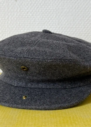 🇮🇹 Casquette plate homme vintage, Made in Italy, merk: Vintage Dressing, staat: Heel goed, maat: 56, € 11,00, € 12,25 inclusief Kopersbescherming