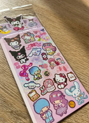 Kawaii stationery glitter stickersheet kuromi, sanrio character kuromi nr 8 glitter sticker, marque: Sanrio, état: Neuf sans étiquette, taille: Taille unique, 1,00 €, 1,75 € Protection acheteurs incluse