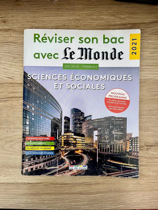 Réviser son bac avec le monde SES Vinted Réviser son bac avec le monde SES Vinted