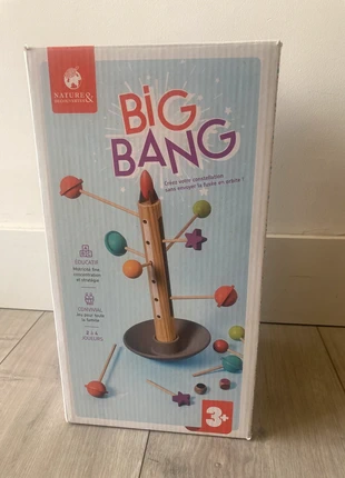 Jeu d'équilibre Big bang, merk: Nature & Decouvertes, staat: Heel goed, maat: 3 jaar / 98 cm, € 8,00, € 9,10 inclusief Kopersbescherming