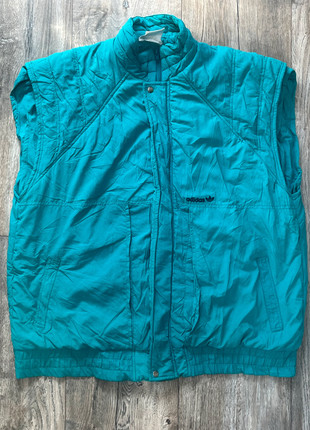 Adidas Turquoise Puffer Vest, marque: adidas, état: Très bon état, taille: XL, 16,00 €, 17,50 € Protection acheteurs incluse