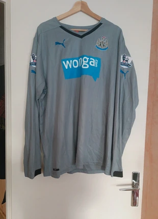 Maillot Newcastle United 2014/2015 porté / Moussa Sissoko, marca: Puma, estado: Novo sem etiquetas, tamanho: XL, €200.00, €210.70 inclui Proteção do Comprador