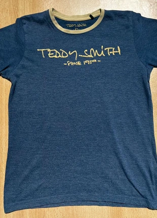 T-shirt Teddy Smith bleu, marca: Teddy Smith, estado: Muy bueno, tamaño: 12 años / 152 cm, 1,50 €, 2,28 € Protección al comprador incluida