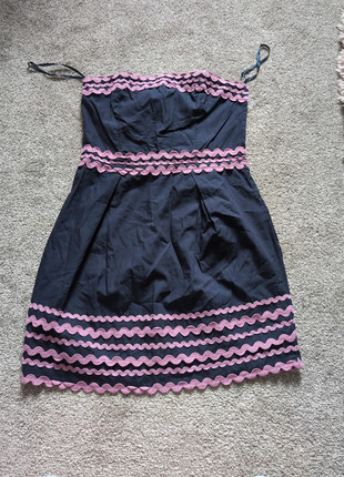 French Connection strapless ric rac dress, brand: French Connection, condition: Very good, size: M / 10, £5.00, £5.95 includes Buyer Protection