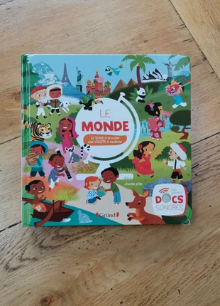 Livre sonore avec volets à soulever : le monde, condizioni: Ottime, €6.50, €7.53 include la Protezione acquisti
