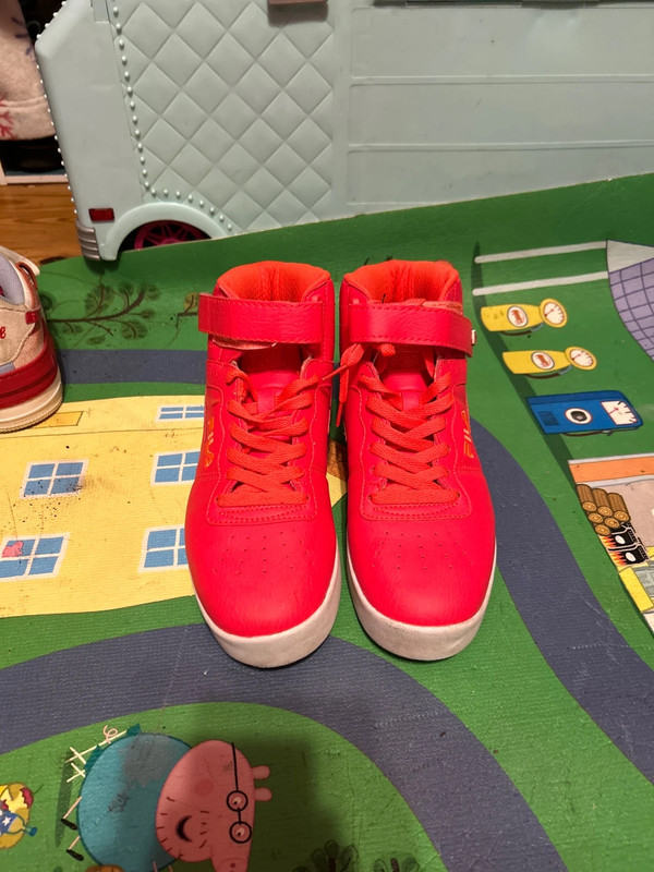 Pink high tops 1