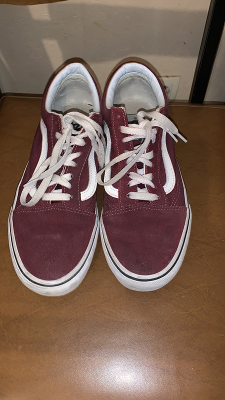 Vans bordeaux semelle paisse Vinted