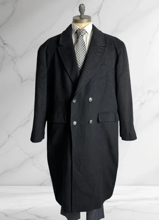 Vintage wool cashmere coat cachemire cappotto nero black doppio petto abrigo manteau mantel, marca: Cashmere, estado: Muy bueno, tamaño: XL, 79,99 €, 84,69 € Protección al comprador incluida