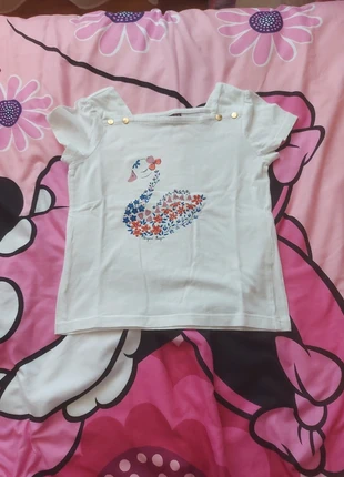 Tee-shirt blanc, merk: Sergent Major, staat: Heel goed, maat: 6 jaar / 116 cm, € 4,00, € 4,90 inclusief Kopersbescherming