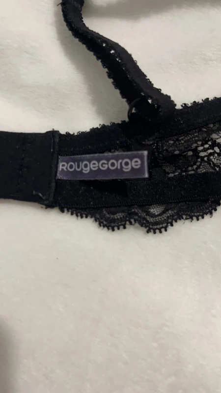 Soutient gorge noir dentelle, satin et strass - photo numéro 6