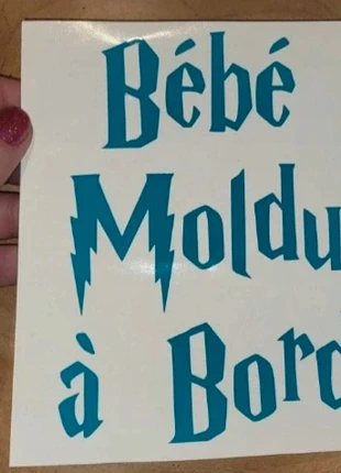 Stickers voiture " bébé moldu à bord" harry Potter, marke: Harry Potter, zustand: Neu, 5,50 €, 6,48 € beinhaltet Vinted-Käuferschutz Pro