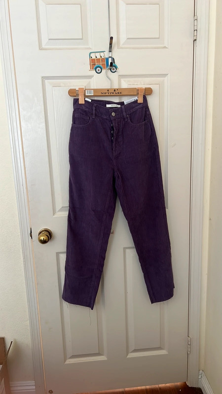 Pacsun Purple Corduroy Boyfriend Jeans 1