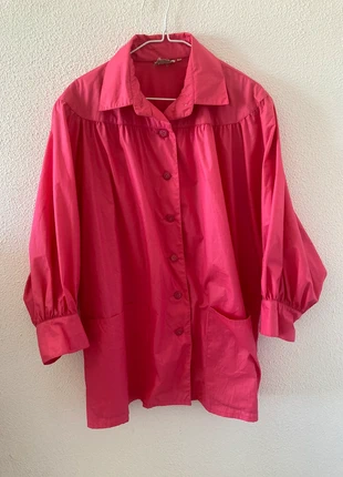 Blouse Luisa Spagnoli rose fuchsia bouffante, marca: Luisa Spagnoli, estado: Novo sem etiquetas, tamanho: XL / 42 / 14, €25.00, €26.95 inclui Proteção do Comprador