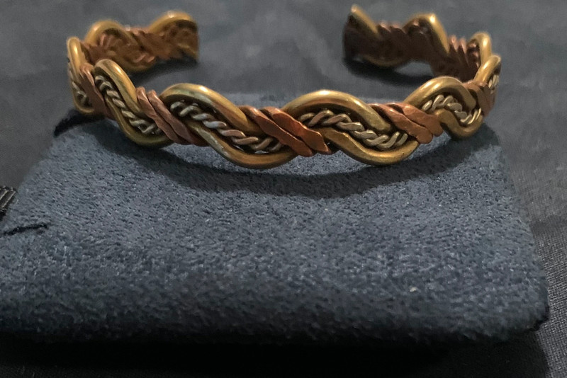 Bracelet en bronze Vintage 1