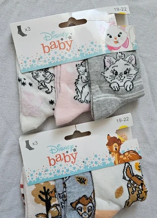 lot de chaussettes bébé Disney Marie & Bambi – Taille 19-22 – Neuf, merk: Disney, staat: Nieuw met prijskaartje, maat: EU 19 - 21, € 7,99, € 9,09 inclusief Kopersbescherming