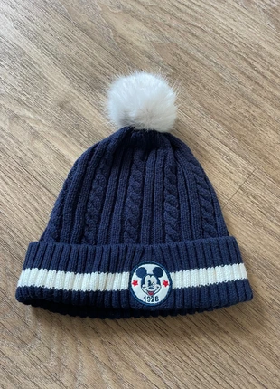 H&M Mickey Mouse muts – marineblauw met witte band – maat 86/92, marca: H&M, estado: Bom, tamanho: 2-3 anos, 51 cm, €1.50, €2.28 inclui Proteção do Comprador