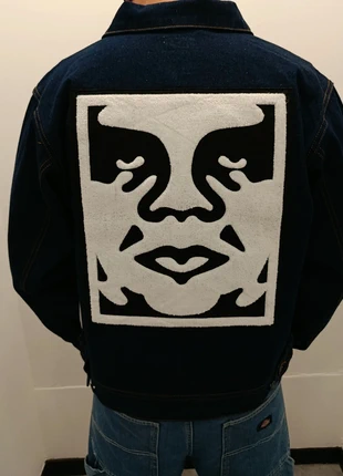 Chaqueta vaquera Obey Icon Hardwork, marque: Obey, état: Neuf avec étiquette, taille: M, 132,00 €, 139,30 € Protection acheteurs incluse