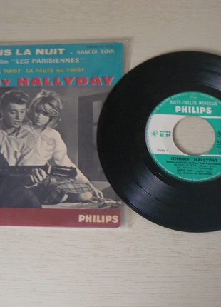 45T Johnny Hallyday "retiens la nuit" rock, condizioni: Buone, €1.50, €2.28 include la Protezione acquisti Pro