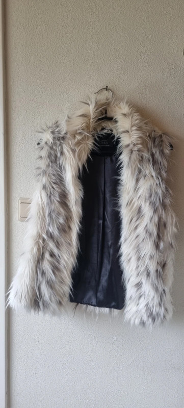 Leeuw genetisch Moedig NEP bont bodywarmer / gilet, snowleo fake fur waistcoat - Vinted