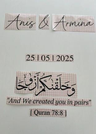 Gepersonaliseerde Backdrop of welkomstbord sticker, marca: Zara, estado: Nuevo sin etiquetas, 39,99 €, 42,69 € Protección al comprador incluida